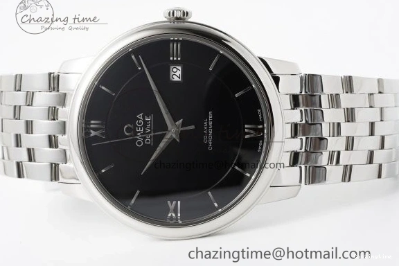 0502 De Ville SS TWF 1:1 Best Edition Black Dial on SS Bracelet MIYOTA Unisex 7835